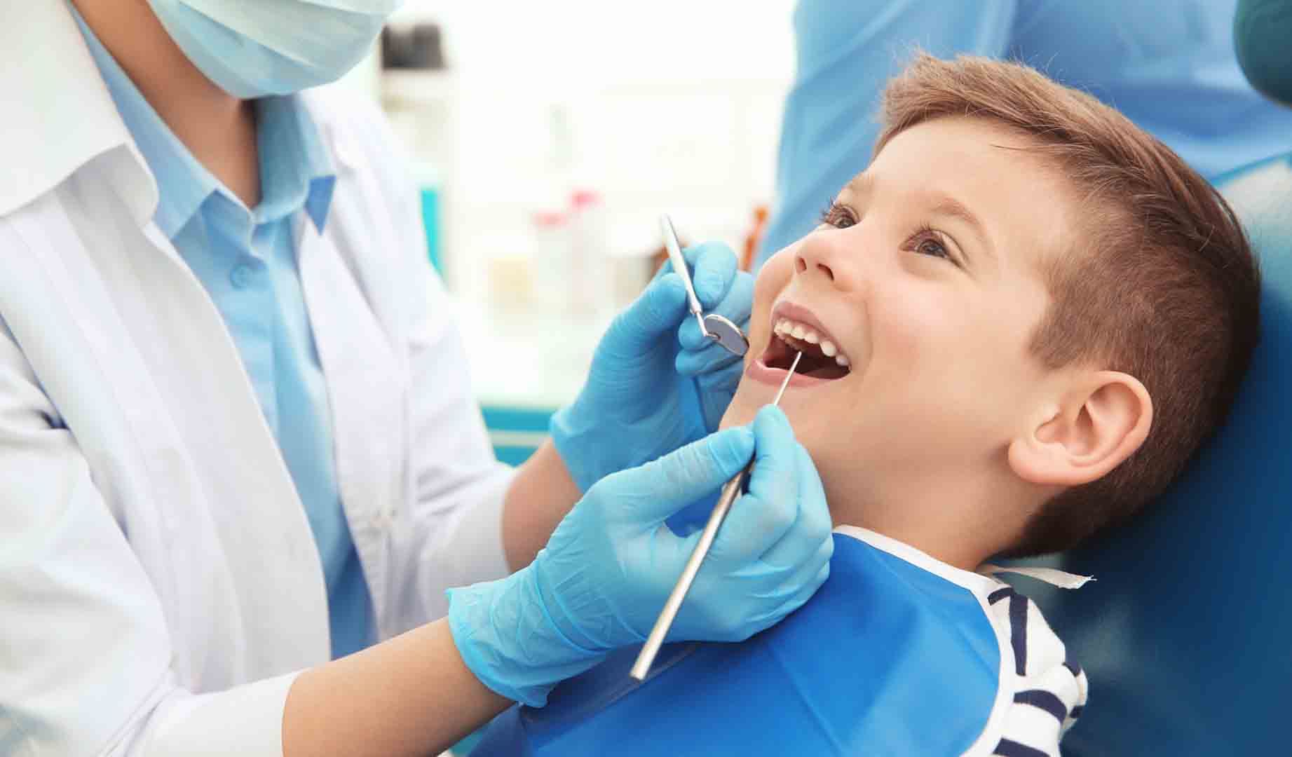 Boy in Dental Chair
